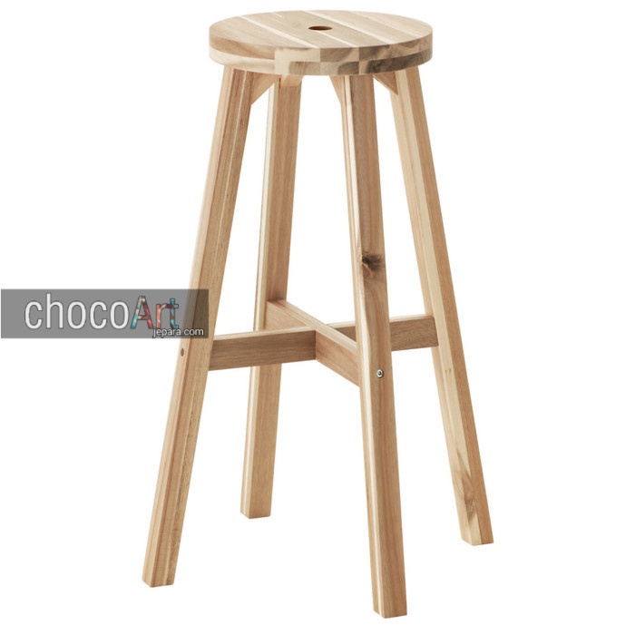 kursi cafe kayu mahoni Custom Chocoart Jepara kursi bar jati solid