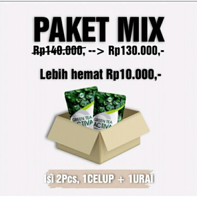 

GTA/pelangsing/Teh diet herbal/paket mix isi 1urai +1celup