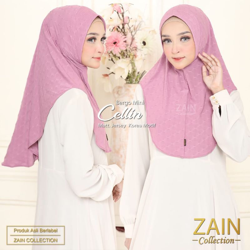 JILBAB BERGO CELLIN ORI ZAIN COLLECTION-Levender
