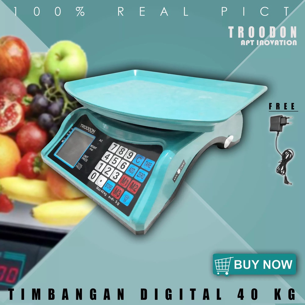 PROMO TIMBANGAN DIGITAL 35KG 40KG Japan Technology Timbangan Duduk Digital 40 35 KG Cocok Untuk Usaha Buah loundry Dll NANKAI Timbangan Buah Digital 40Kg