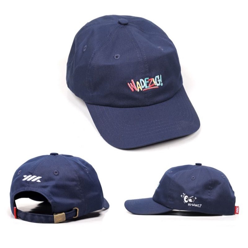 WADEZIG TOPI PRIA BASEBALL WDZG SO WHAT DADHAT NAVY ORIGINAL