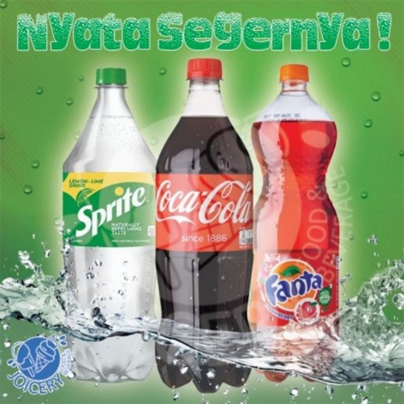 

MURAH LEBAAY....Fanta, Sprite, Coca-cola 1 Liter (ECER/SATUAN)