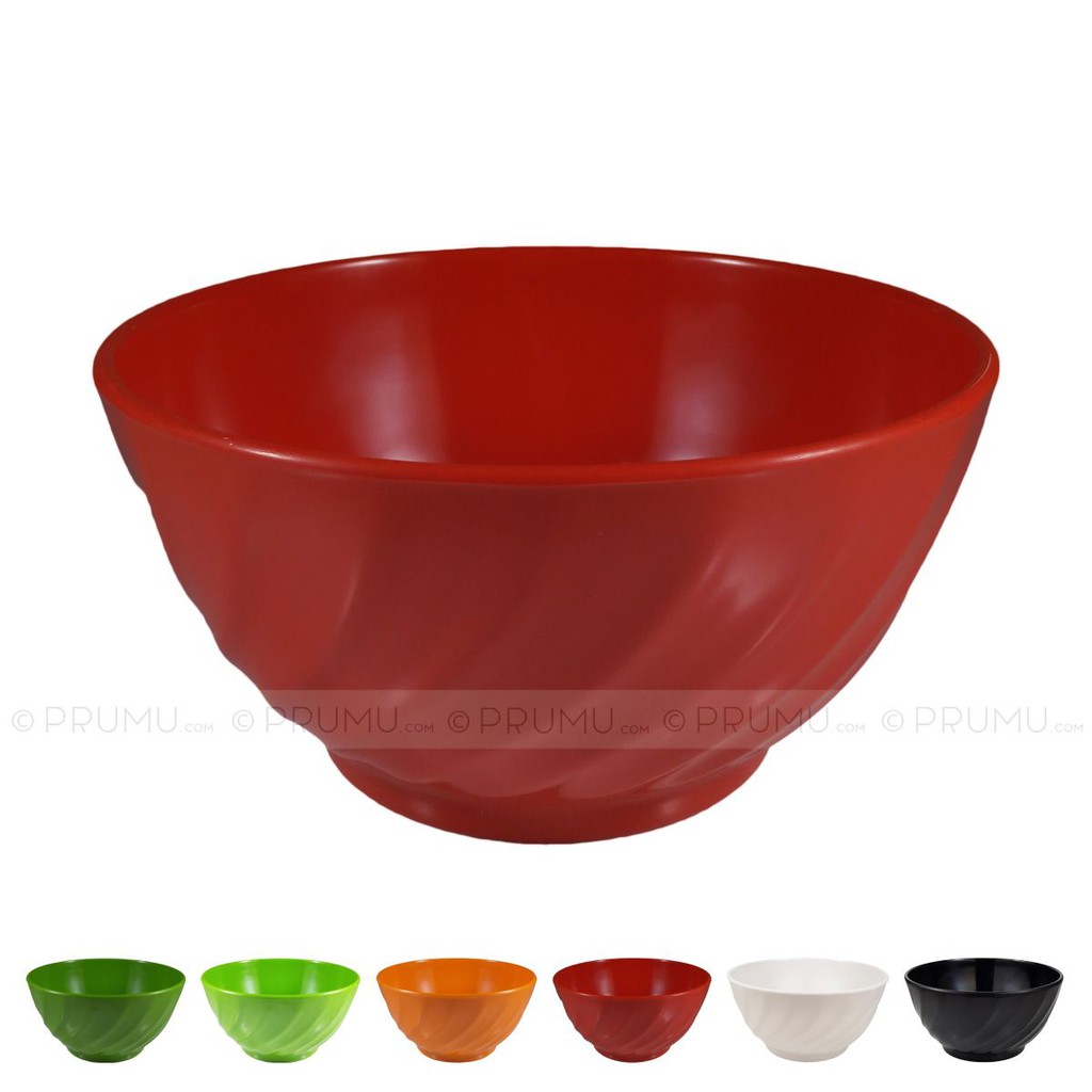 Mangkok Mie 6 Inch Ulir | Mangkok Melamin | Mangkok Melamine - M 9060