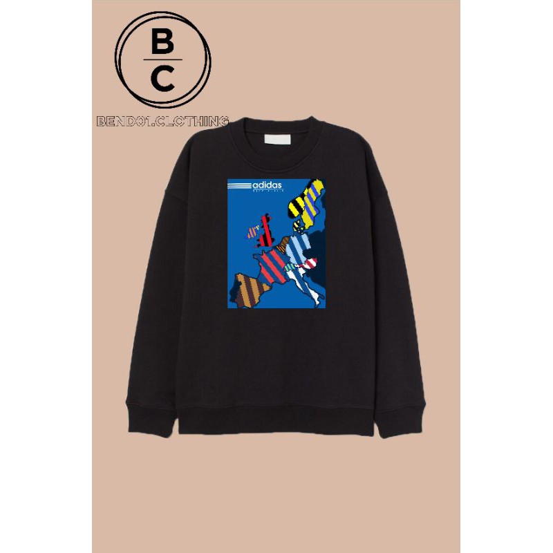 crewneck sweatshirt Adidas city series (peta)