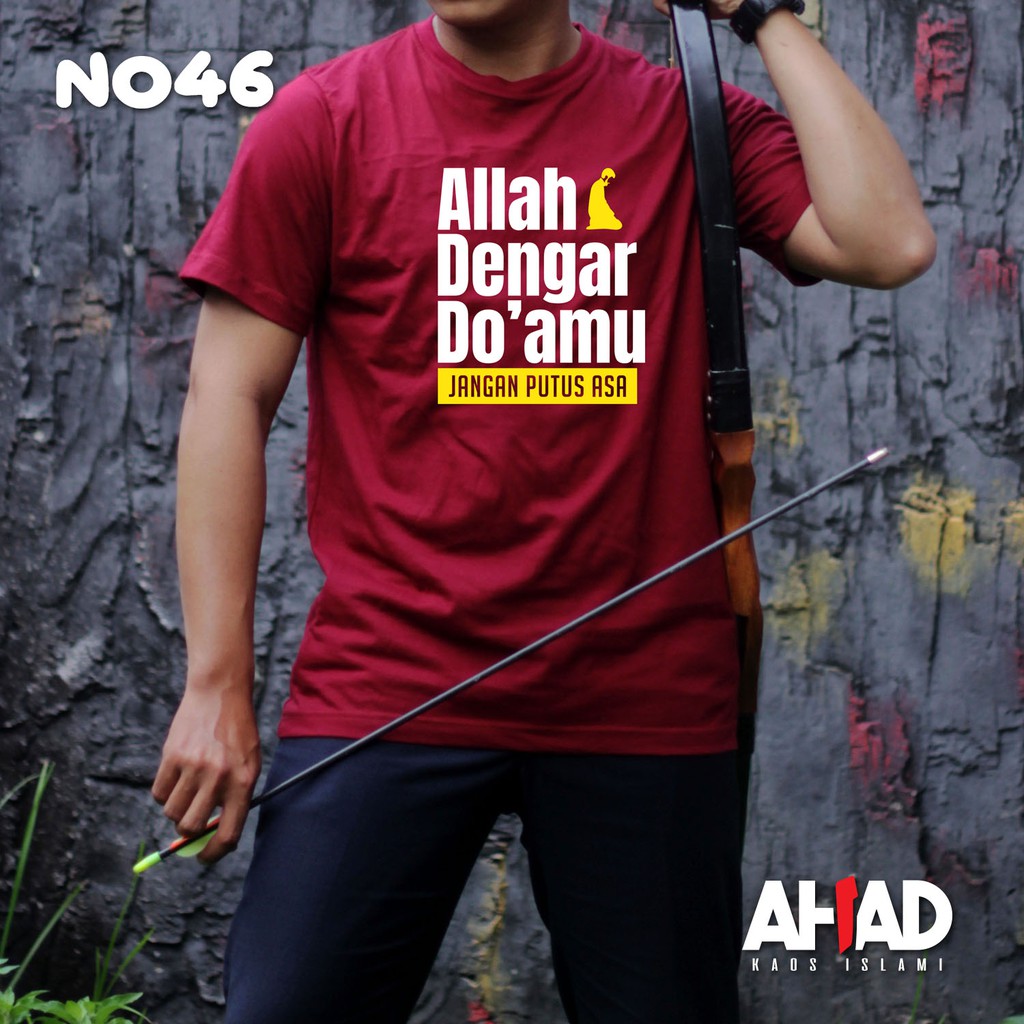 Kaos Islami Ahad - Allah Dengar Do'a mu N043