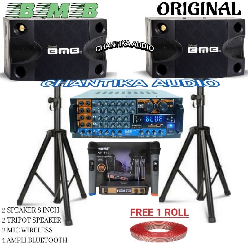 Paket Speaker Karaoke BMB Terlaris paketan karoke speaker bmb ampli bluetoth