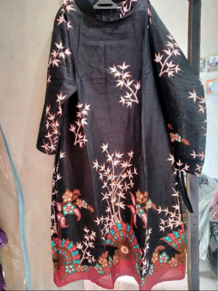 Atasan Batik Dolby Dolbi Dobby Doby Tenun Sutra Tulis Halus Katun Atbm Baron ,sarombit