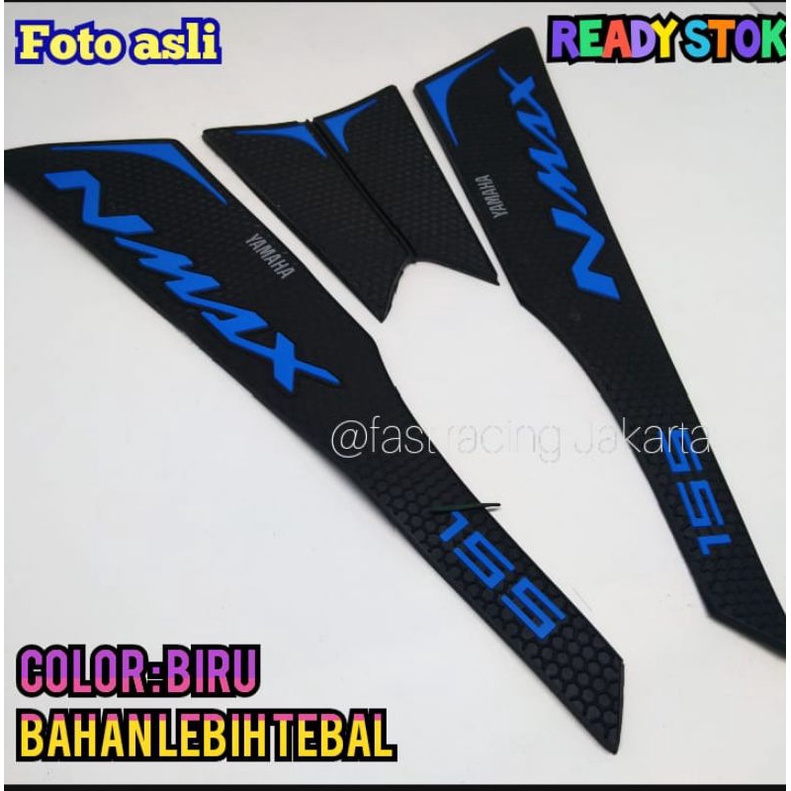 Tankpad nmax/tangpad karet lem/nmax lama_biru