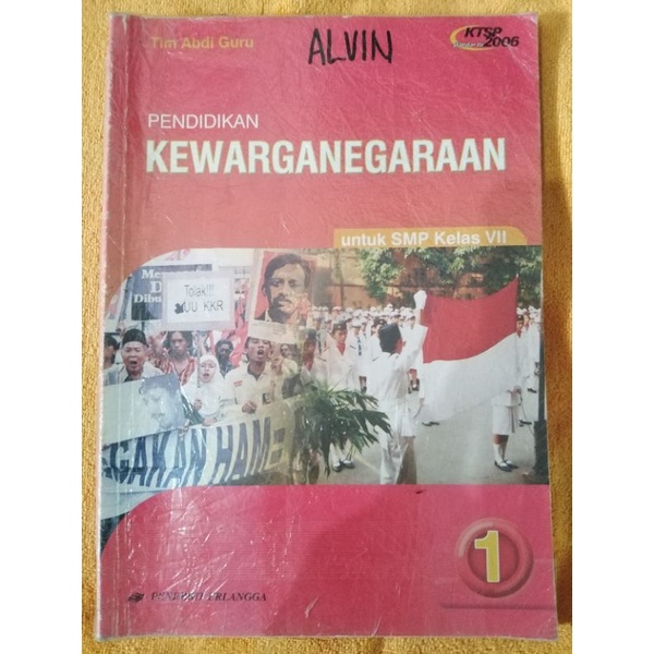 

Preloved (bekas) Pendidikan Kewarganegaraan utk SMP kelas 7