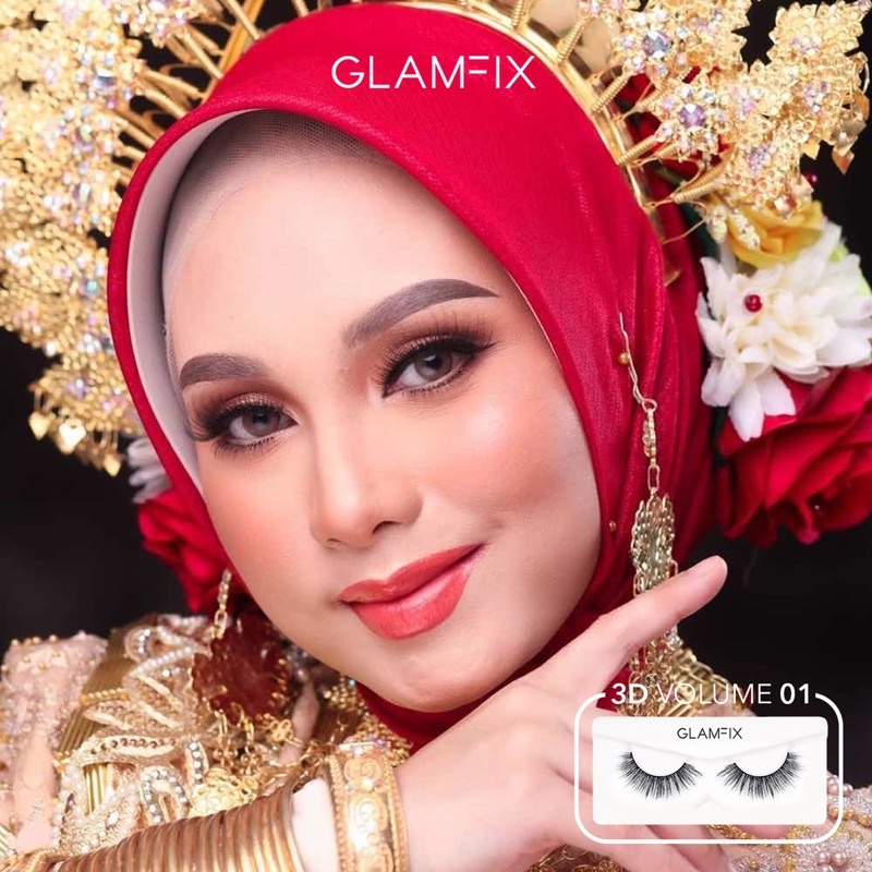 GLAMFIX Perfect Blink Lashes Bulu Mata 3D Volume New _ Bulu Mata Palsu | GLAM FIX Alat Kecantikan Makeup by YOU ORIGINAL