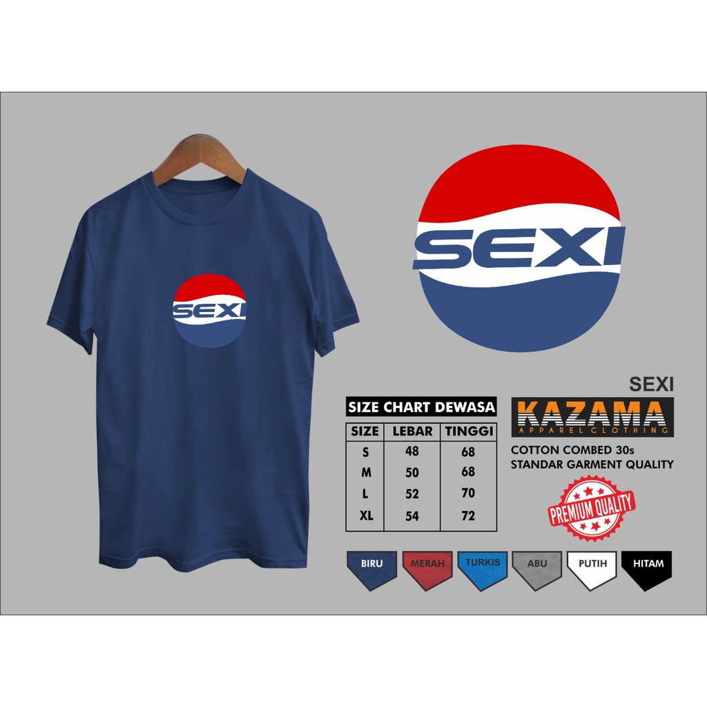 Jual Kaos Baju Plesetan Pepsi Sexi Kazama Shopee Indonesia