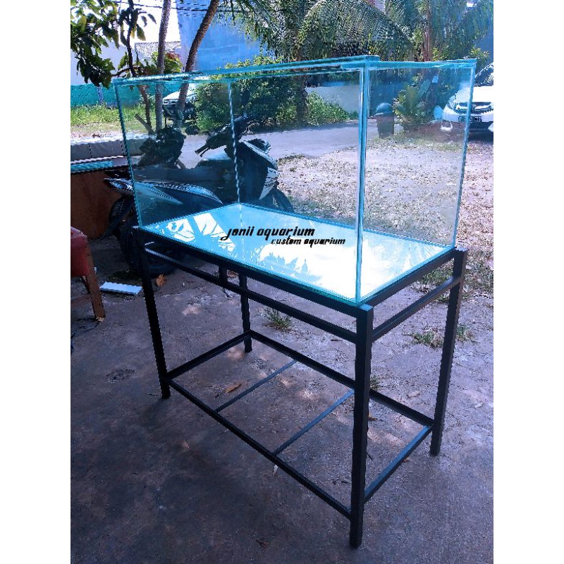 aquarium 100x50x50 10mm dan rak
