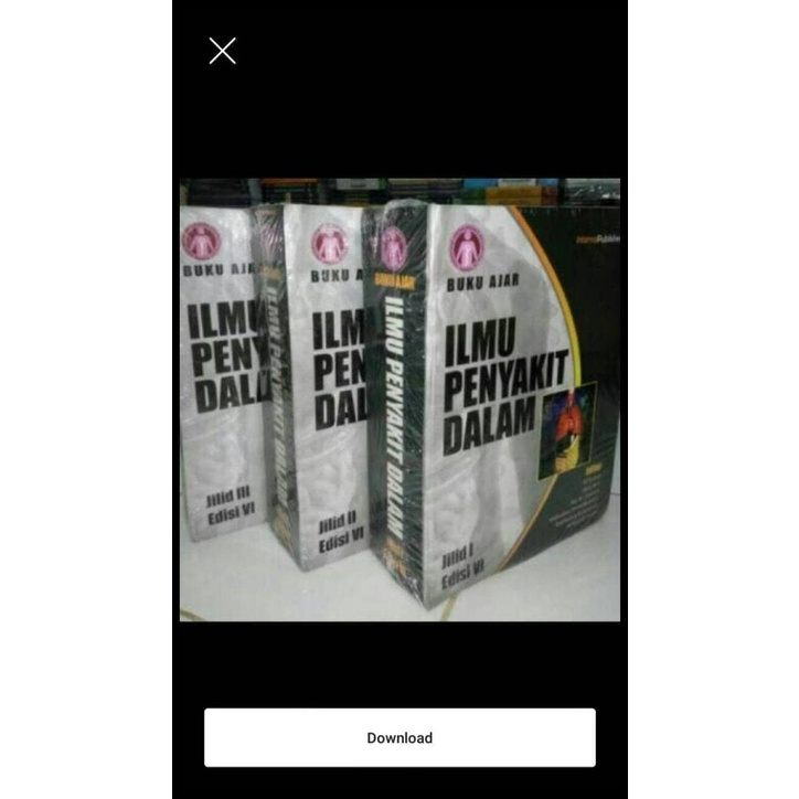 

TERBARUU!! buku ajar ilmu penyakit dalam (ipd) ui 1 set isi 3 buku new COD