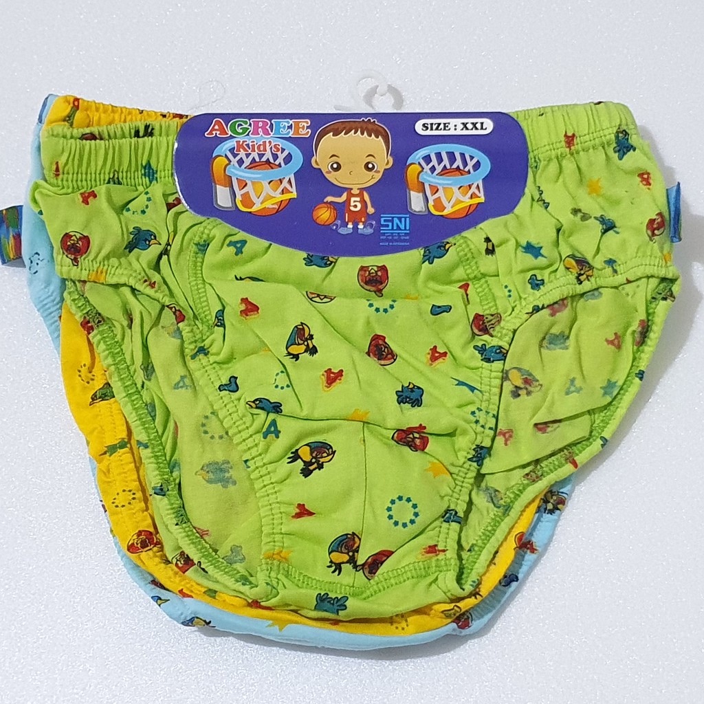 Celana Dalam / Underwear Anak Agree AK023A ( Isi 3 Pieces )