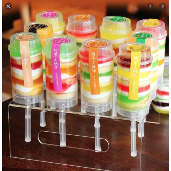 Pushup Pop Container Push Up Pop Cake Mould Mold Push Cake Pop Mould (isi 10pcs) cake pop