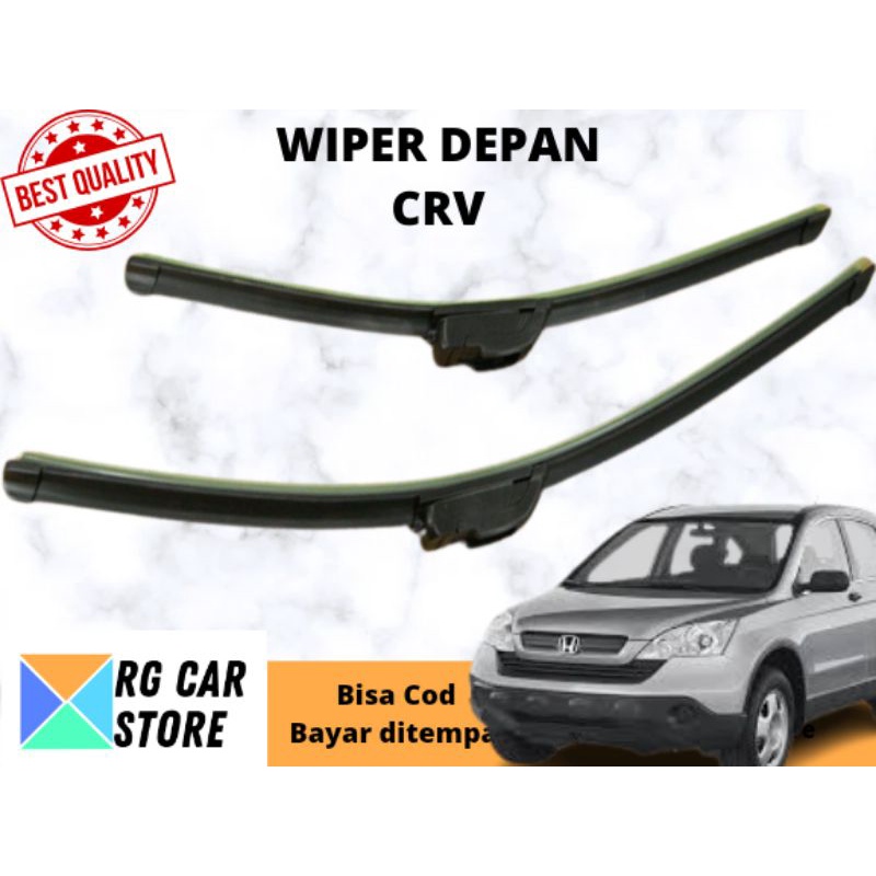 WIPER CRV LAMA FRAMELESS ISI 2PCS DIJAMIN PNP BERKUALITAS