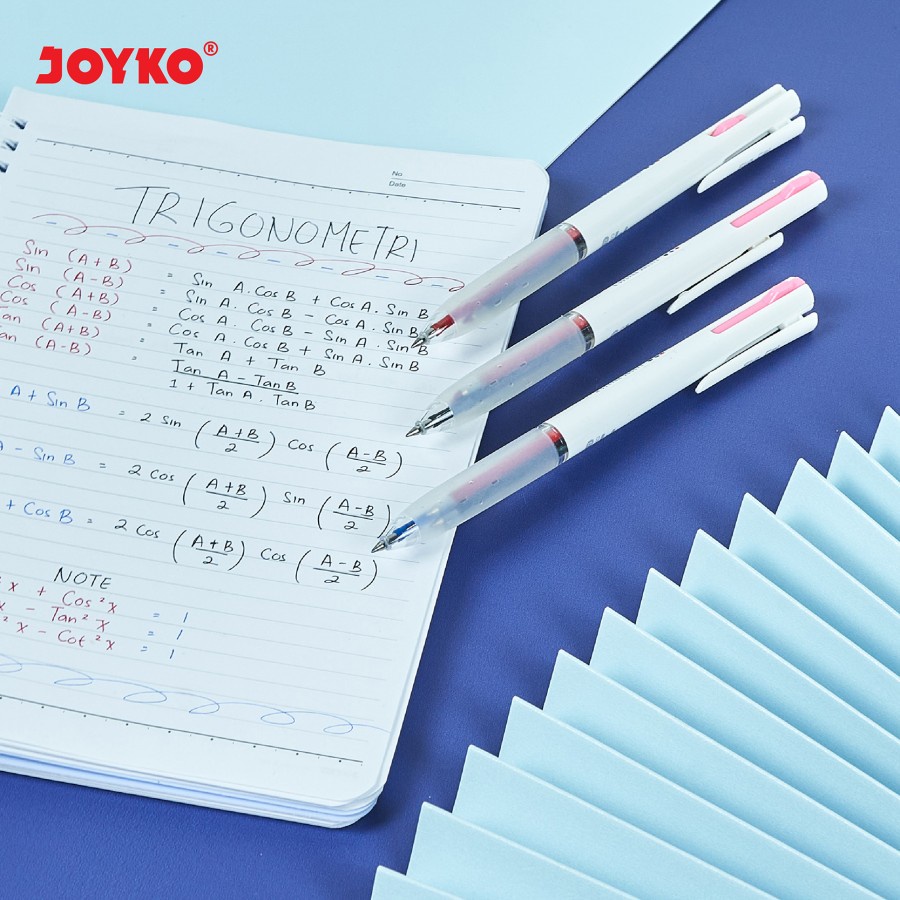 Pulpen Gel 3 Warna Joyko GP-339