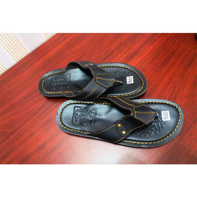 Sendal Jepit Casual Pria 501 Levis Original - Hitam P04