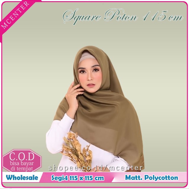 Bella Square New &quot;warna part 1&quot; || hijab segiempat Fine Chifon