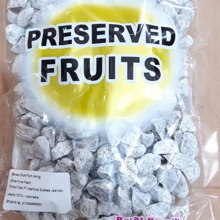 

(QGS⤀801) kiamboy potong tanpa biji/preserved fruit 250 gram Siap Kirim