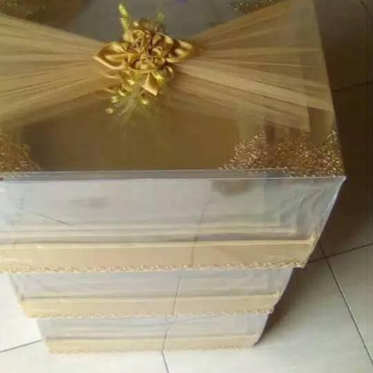 

℮ Box/kotak hantaran seserahan tile warna Gold ♤