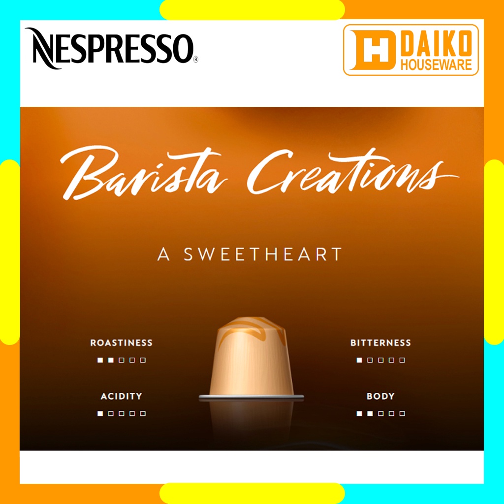 Capsule Nespresso Caramello Caramel Creme Brulee Original Nestle 1 Pack - Coffee Barista Creations Kopi Kapsul Expired Panjang