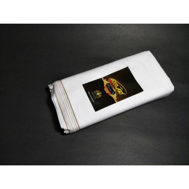 Sarung Atlas Premium750 Putih Polos