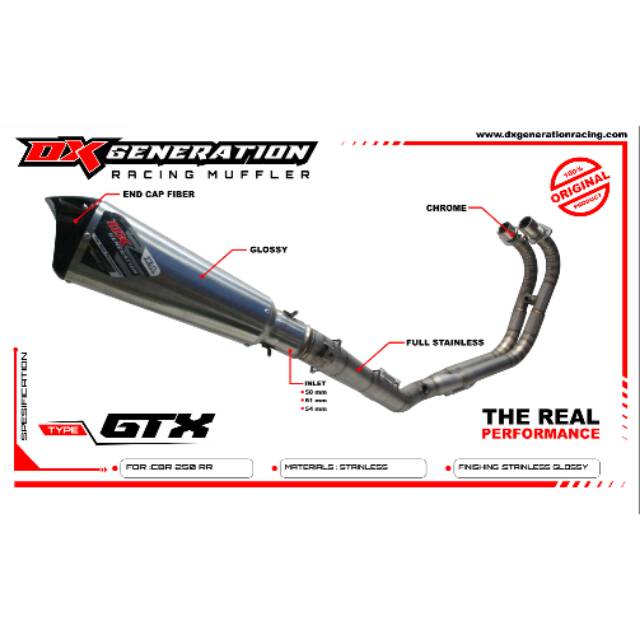 Dx Generation Racing Gtx Series Fullsystem Cbr 250 RR