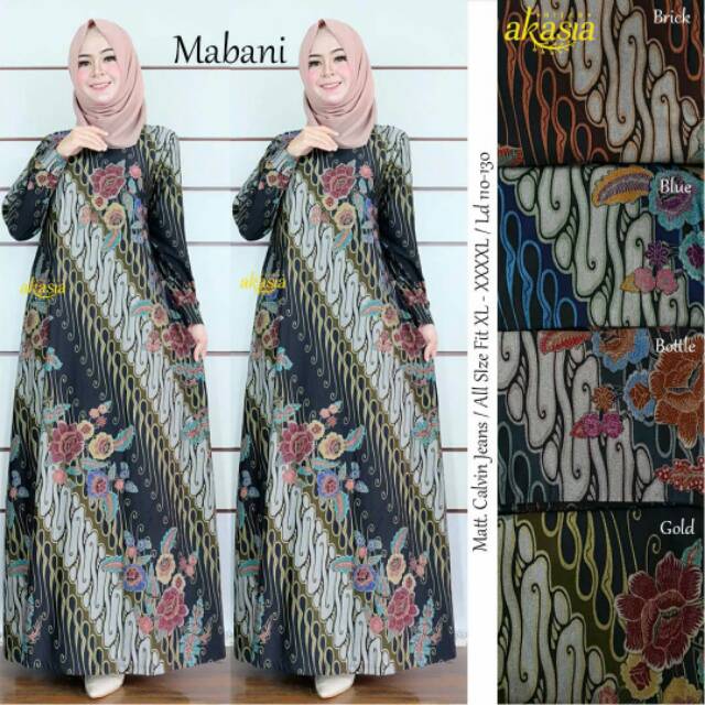 MAbani sarma ambar dress batik