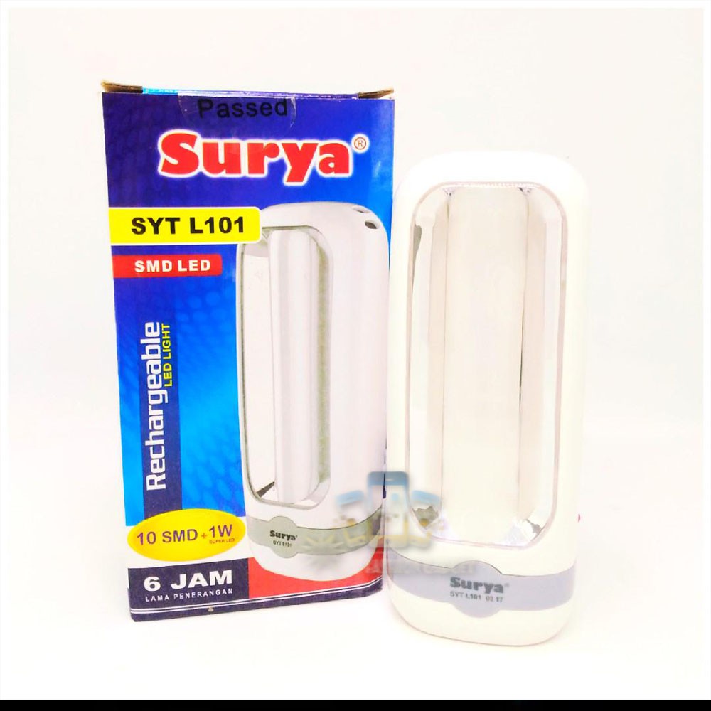 Surya Lampu Emergency Lampu Senter SYT L101 Light LED 10 SMD SENTER LED