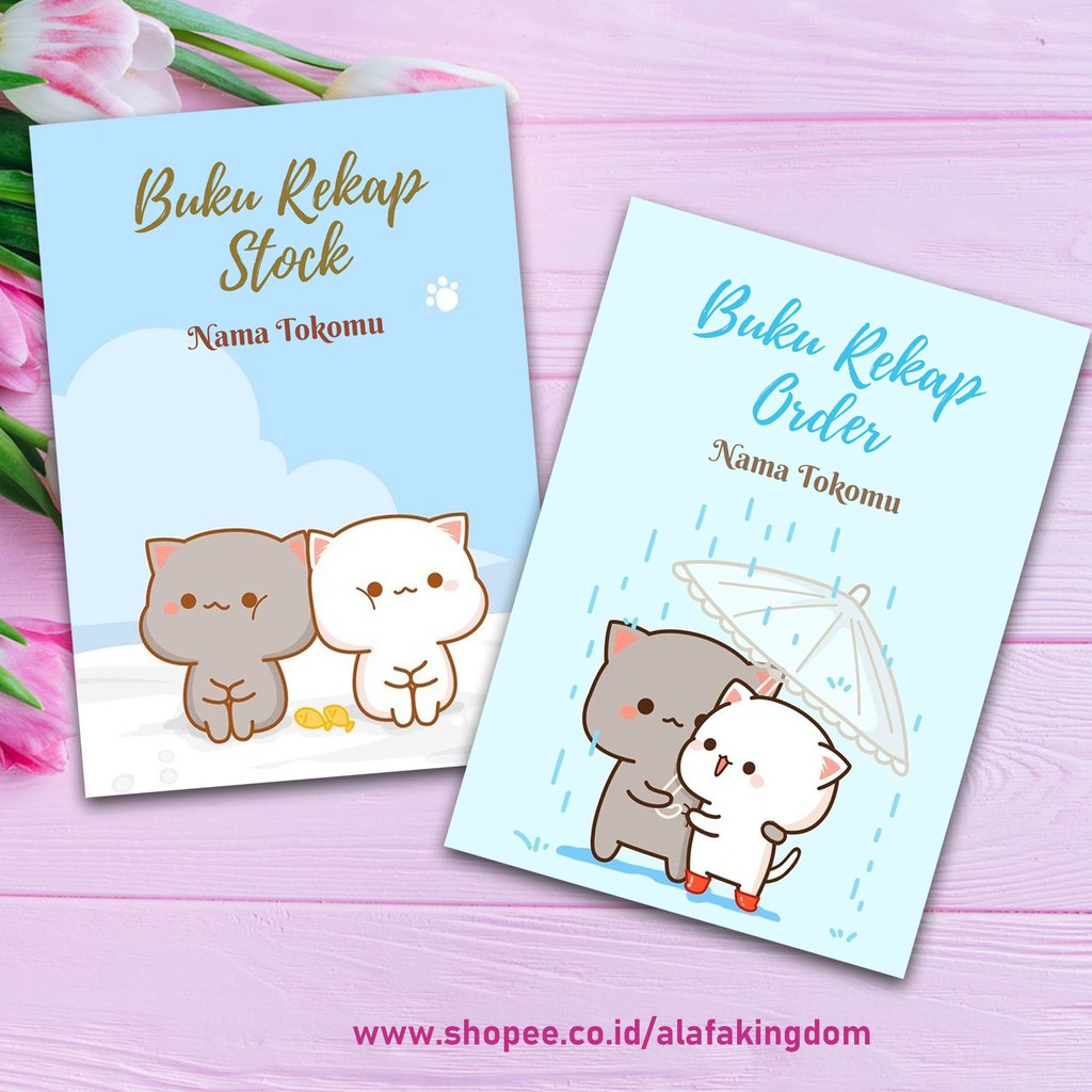 

AlafaKingdom 022-023 Buku Rekap Penjualan Buku Rekap Order Buku Rekap Stok Buku Catatan Keuangan Online Shop