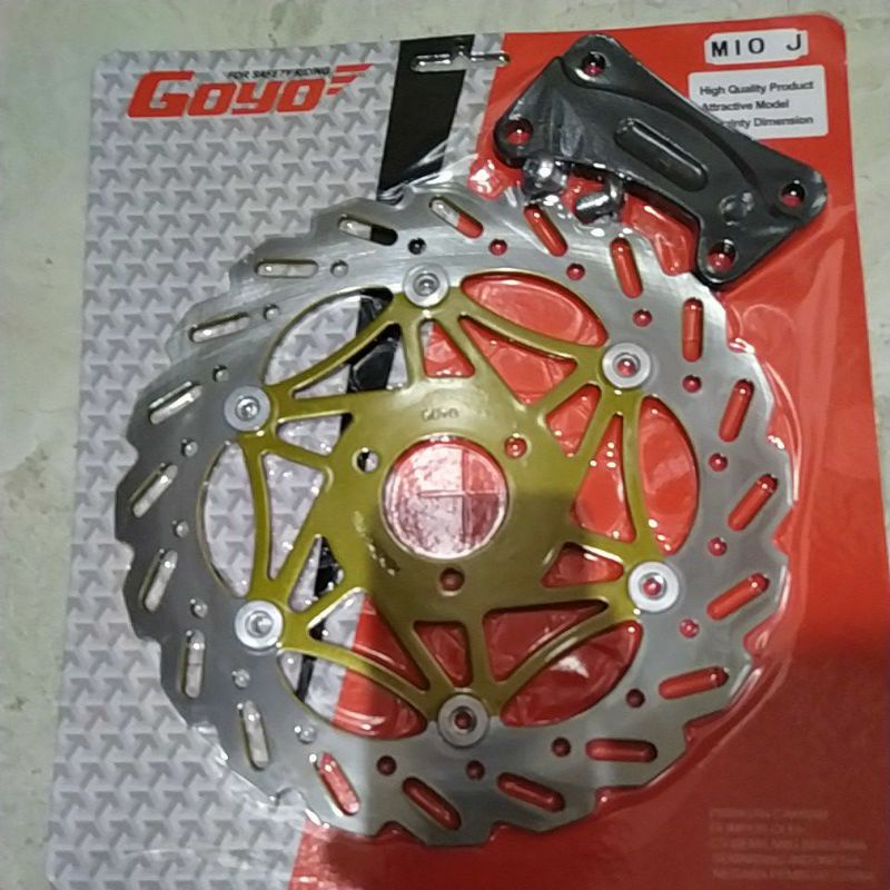 Piringan cakram depan mio j lebar ples breket