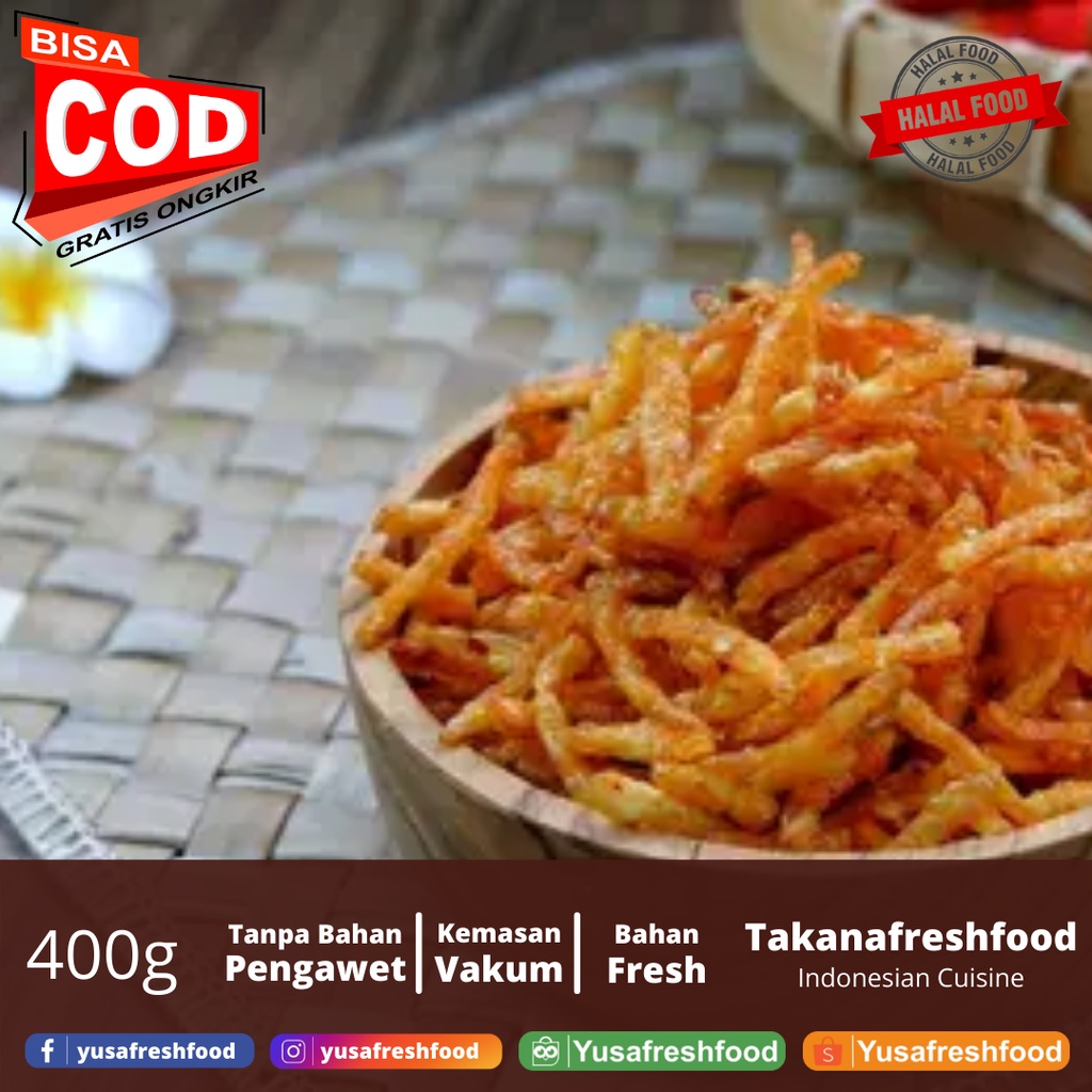 

Kentang Kering Balado Teri Kacang Takana Fresh Food (400gram)