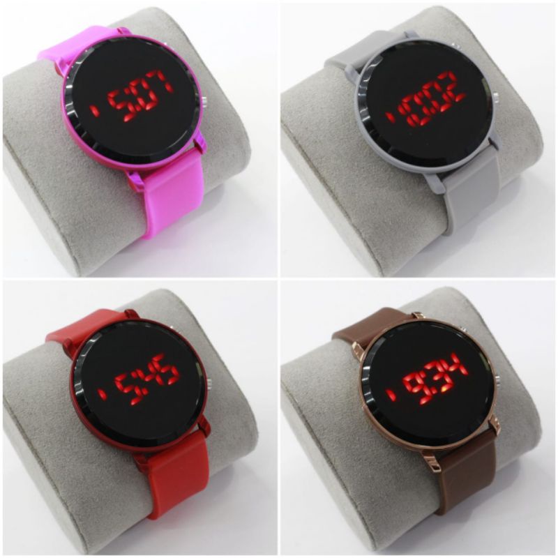 Jam Led Bulat original Free Gift box