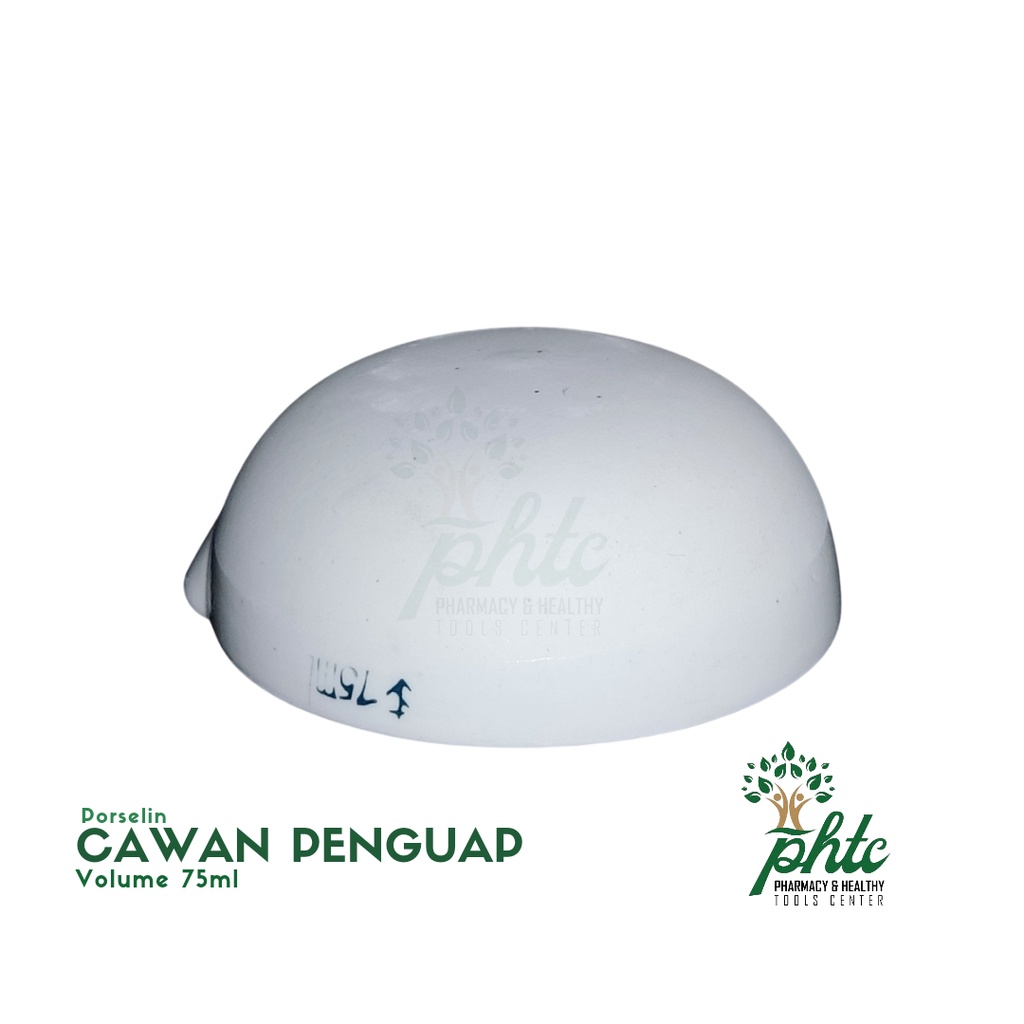 Cawan Uap 75ml l Cawan Porselin 75ml - Cawan Penguap