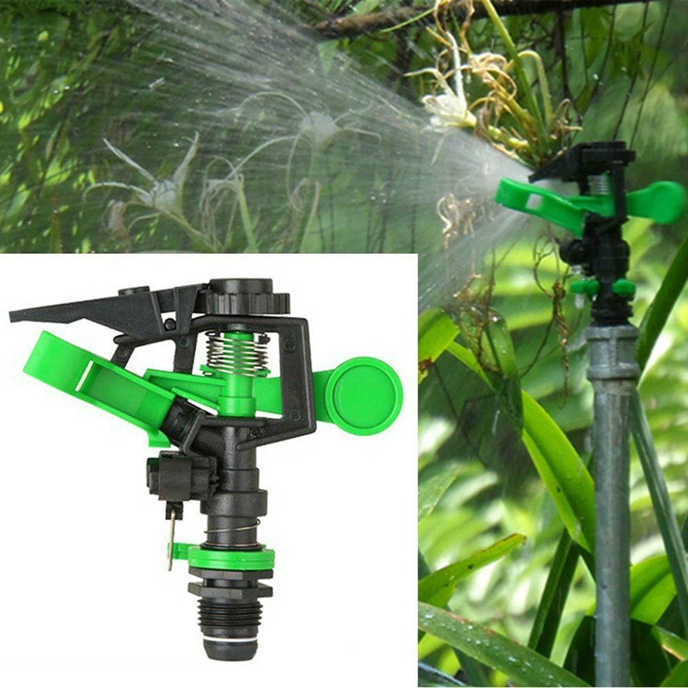 NICKOLAS1 Sprinkler Spray New Arrival Rotasi Irigasi Sprayer Terkendali Sistem Drip Plastik Alat Irigasi Logam Berputar 360derajat