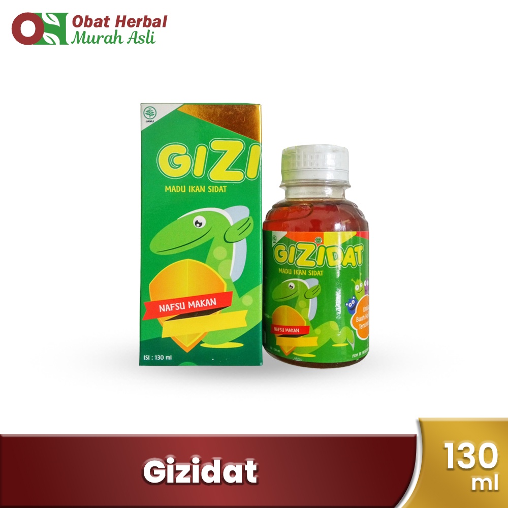 GIZIDAT Madu Gemuk Anak - Vitamin Penambah Nafsu Makan Anak - Daya Tubuh / Penambah Berat Badan Anak