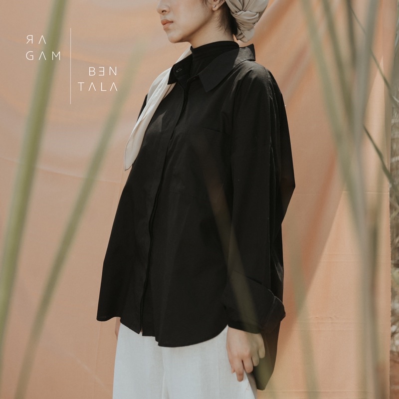 KAMBERA ARANG OVERSIZED SHIRT - RAGAMBENTALA