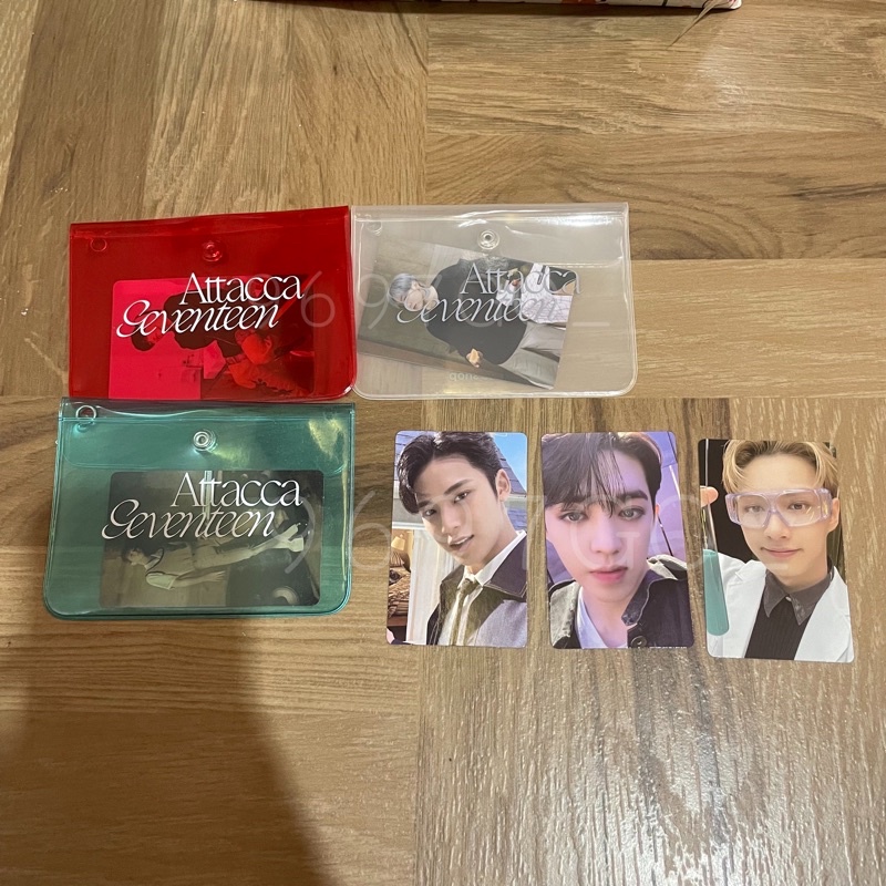 Ready stock seventeen pob attacca weverse photocard