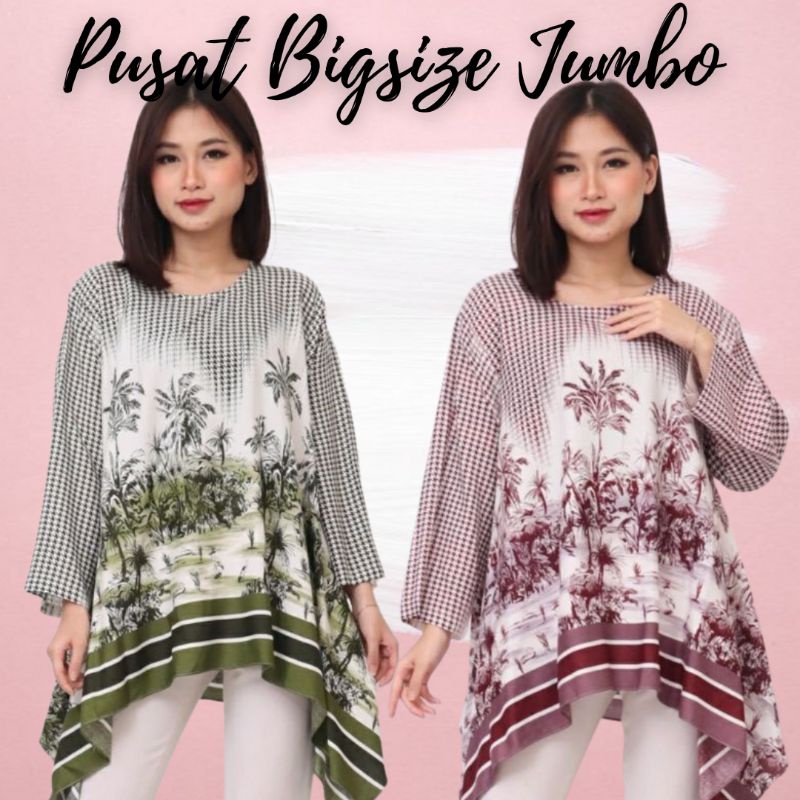LD 130 - BLOUSE ATASAN BAJU JUMBO BIGSIZE YP