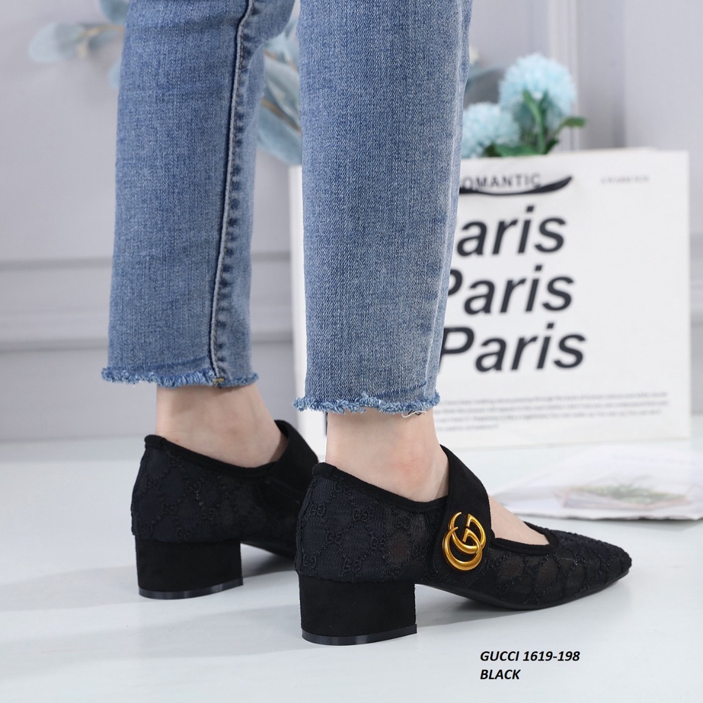SEPATU MARY JANE HEELS SHOES 1619-198