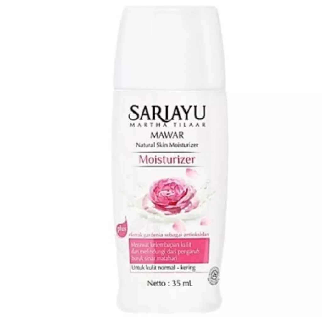 BISA COD / Sariayu Mawar Moisturizer Relax / Sariayu Pelembab Mawar Moisturizer 35ml (Mawar atau Jeruk) / Pelembab Wajah