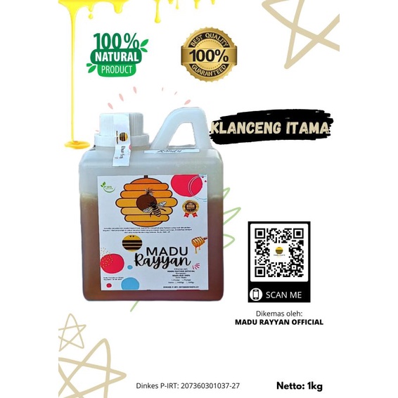 Madu_klanceng Klulut Trigona Itama 500grm