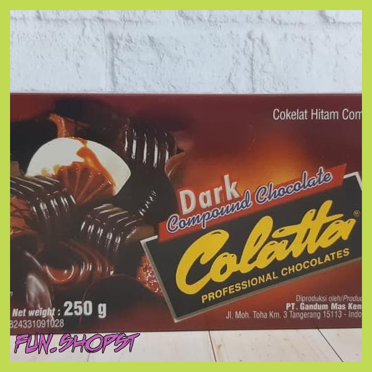

COLATTA DARK COMPOUND 250 GR COKLAT HITAM COMPOUND COLLATA