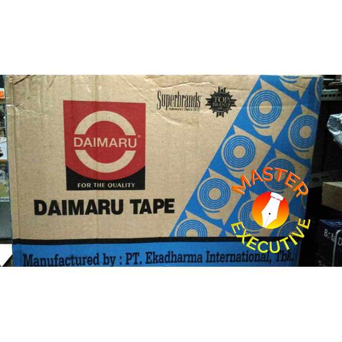 [Dus - 72 Roll] Lakban Daimaru 90 Yard / OPP Tape / 1 Dus - Khusus Go-Send