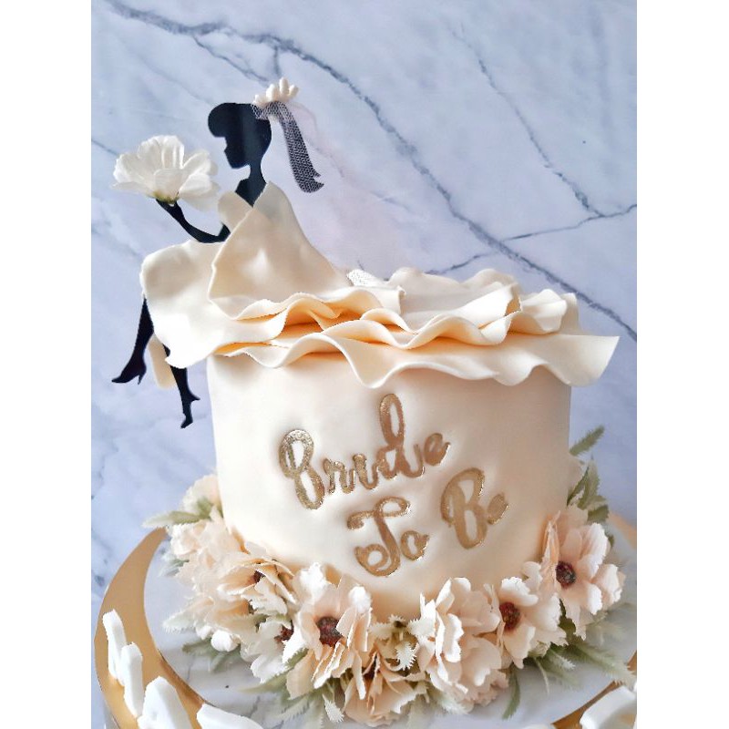 Bridal Shower Cake Custom Kue