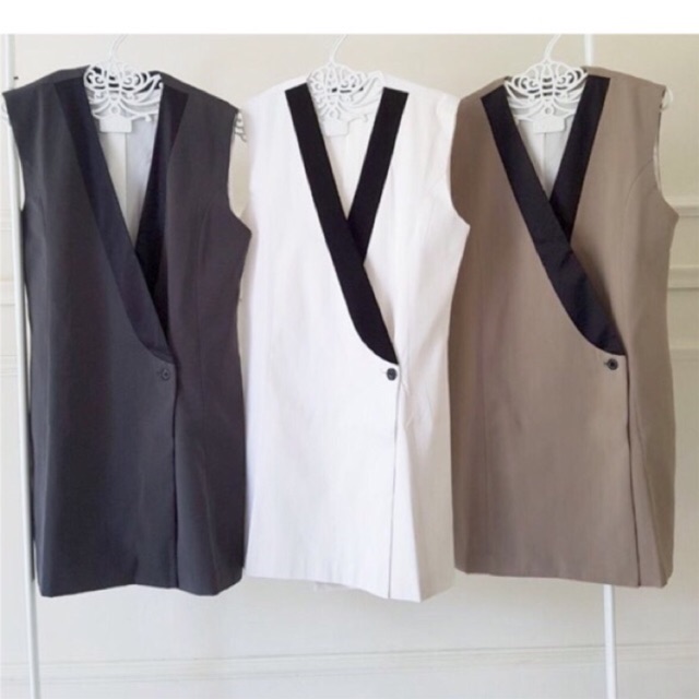 ROMPI PANJANG / DRESS VEST / ROMPI DRESS / ROMPI PANJANG (lapisan furing dalam) BERKUALITAS