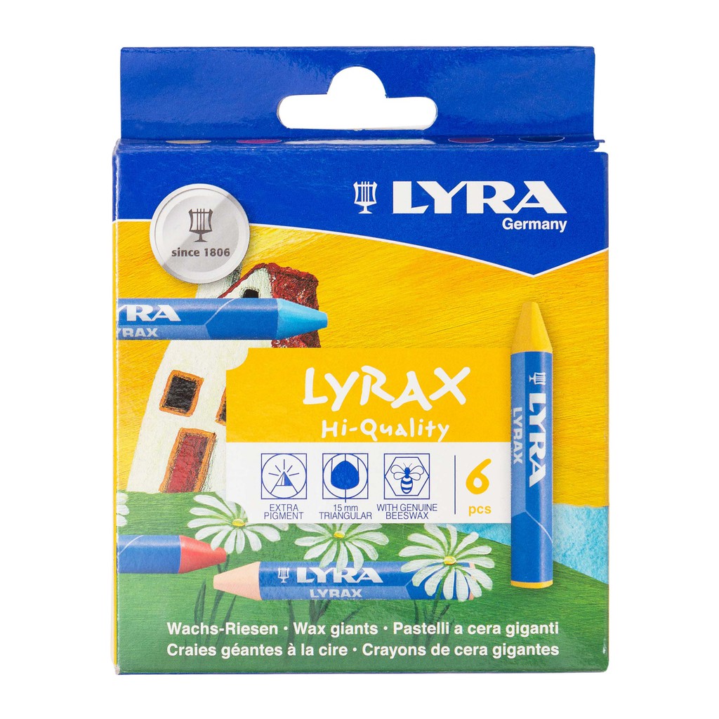 

LYRA Wax Giant Crayon 6 Colors