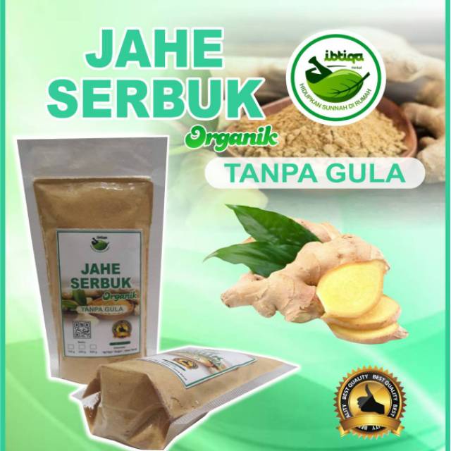 

Jahe serbuk organik tanpa gula