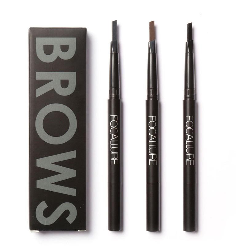 FOCALLURE Eyebrow Matic Eyebrow Pencil Pensil Alis Auto Brows Long lasting waterproof BPOM FA-18 FA18 FA 18